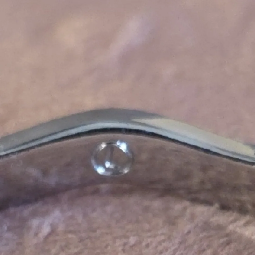 Vintage Color Changing and Silver Wavy Bangle
